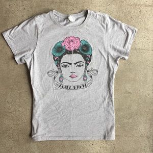 Frida Kahlo Feminist Graphic Tee Shirt
